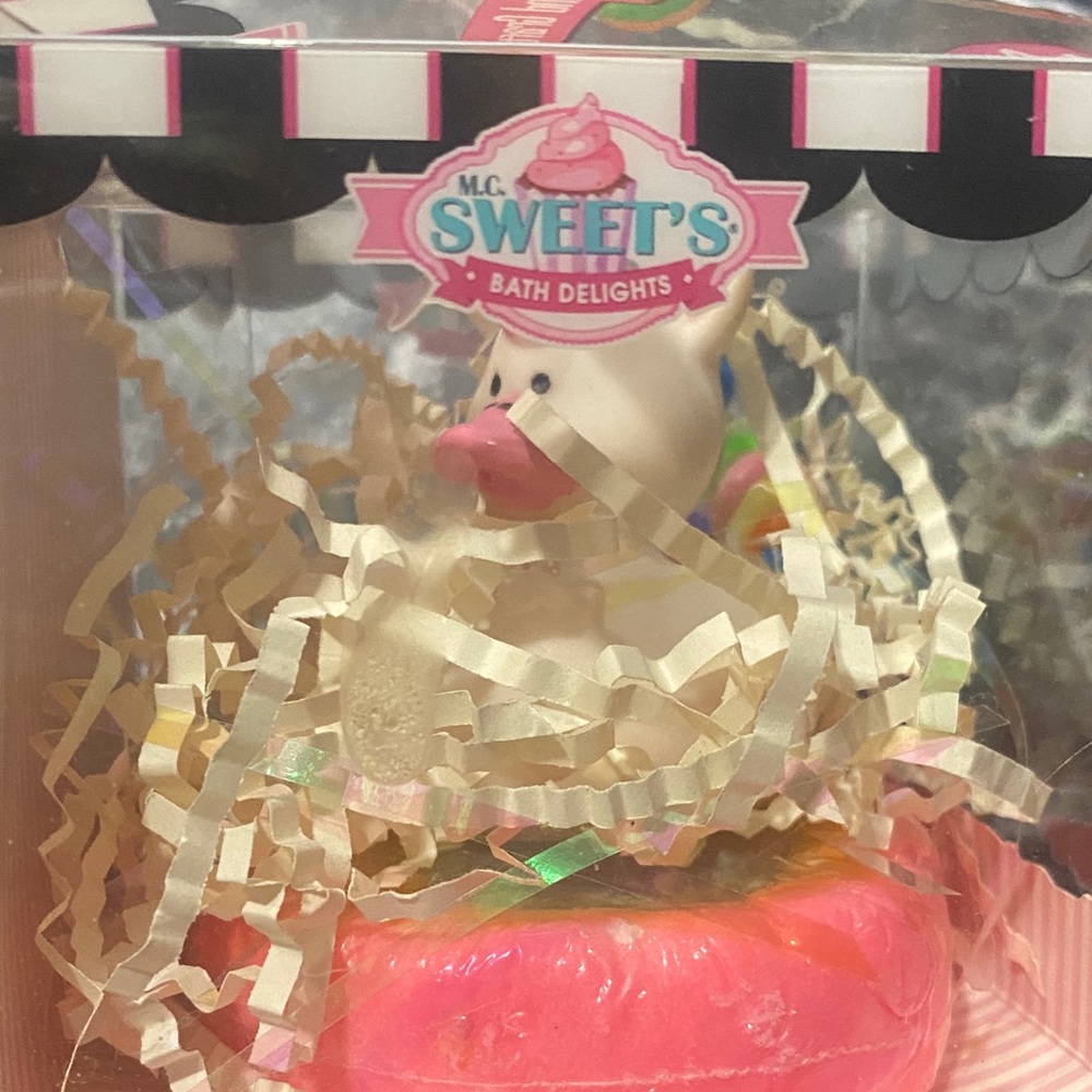 MC Sweets Soap in Pink or purple Duck Bath Delights